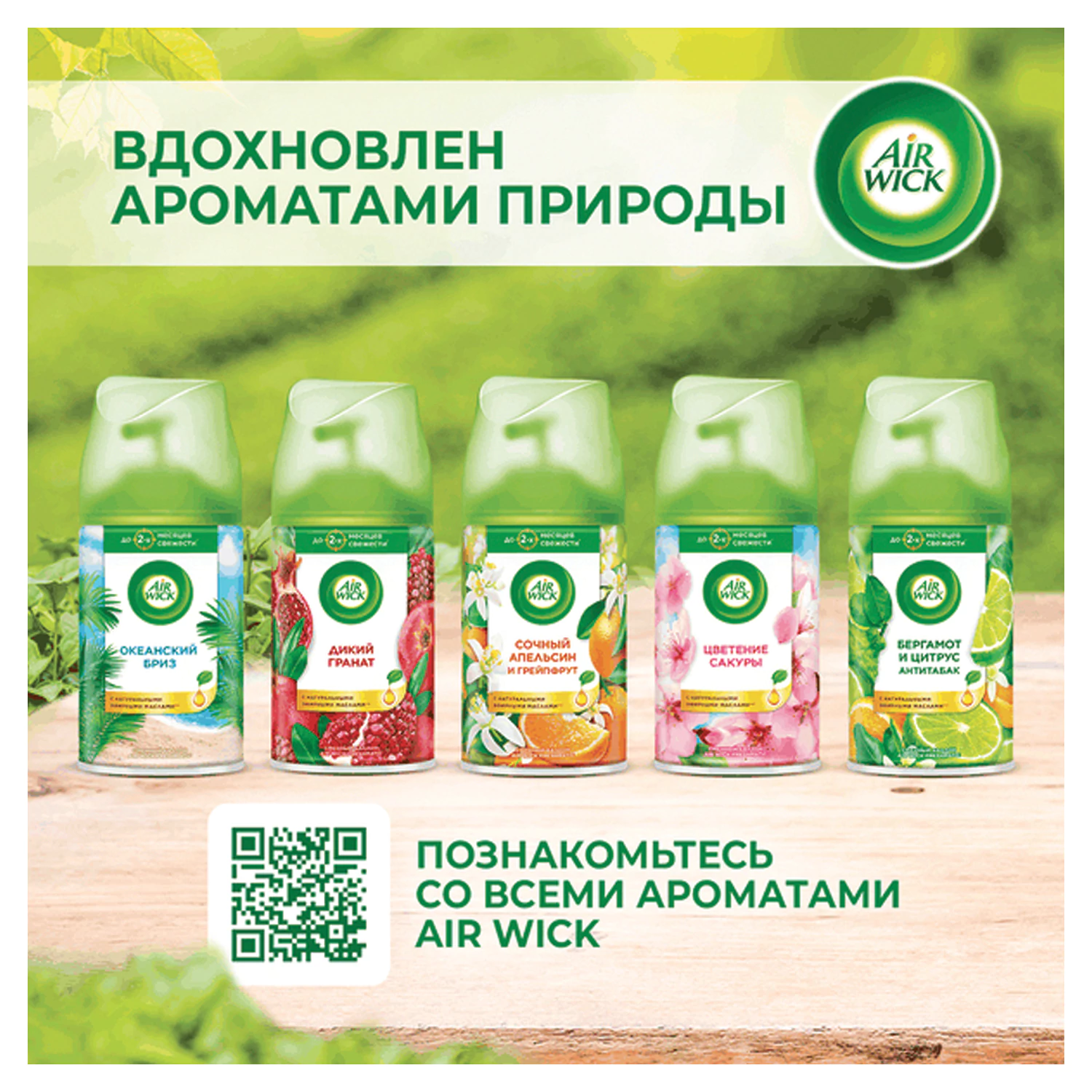 Сменный блок Air Wick Pure "Цветение сакуры" 250 мл